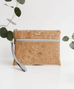 Carry Courage Inventor Cork Tablet Organizer - Silver