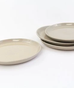 Carthage.Co Kitchen + Dining La Marsa Stoneware Dessert Plate Set