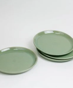 Carthage.Co Kitchen + Dining La Marsa Stoneware Dessert Plate Set