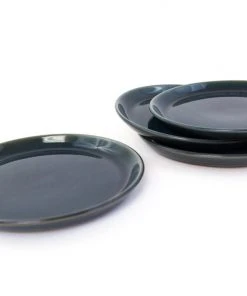Carthage.Co Kitchen + Dining La Marsa Stoneware Dessert Plate Set