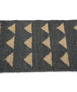Casa Amarosa BIPOC Owned Dusk + Gold Triangle Jute Doormat