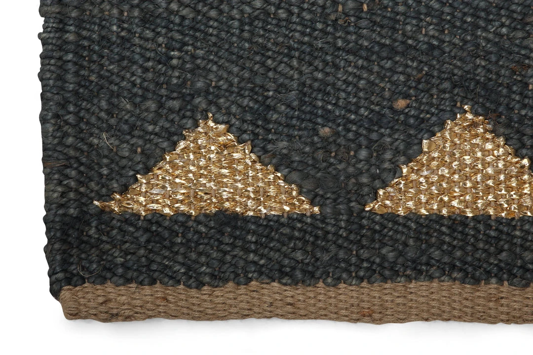 Casa Amarosa BIPOC Owned Dusk + Gold Triangle Jute Doormat 3 Casa Amarosa BIPOC Owned Dusk + Gold Triangle Jute Doormat