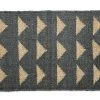 Casa Amarosa BIPOC Owned Dusk + Gold Triangle Jute Doormat
