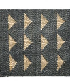 Casa Amarosa BIPOC Owned Dusk + Gold Triangle Jute Doormat