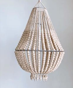 Ceremonia Beaded Chandelier - Natural