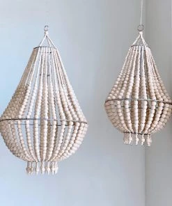Ceremonia Beaded Chandelier - Natural