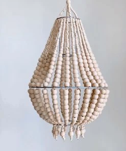 Ceremonia Beaded Chandelier - Natural