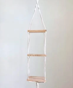 Ceremonia Triple Hanging Macramé Shelf Home Goods