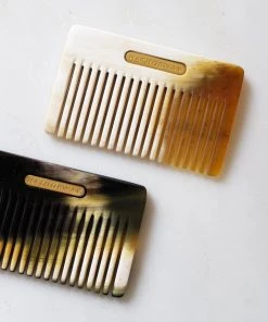 Hathorway Chai Horn Pocket Hair And Beard Comb - Light Horn Accessories