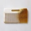 Hathorway Chai Horn Pocket Hair And Beard Comb - Light Horn Accessories