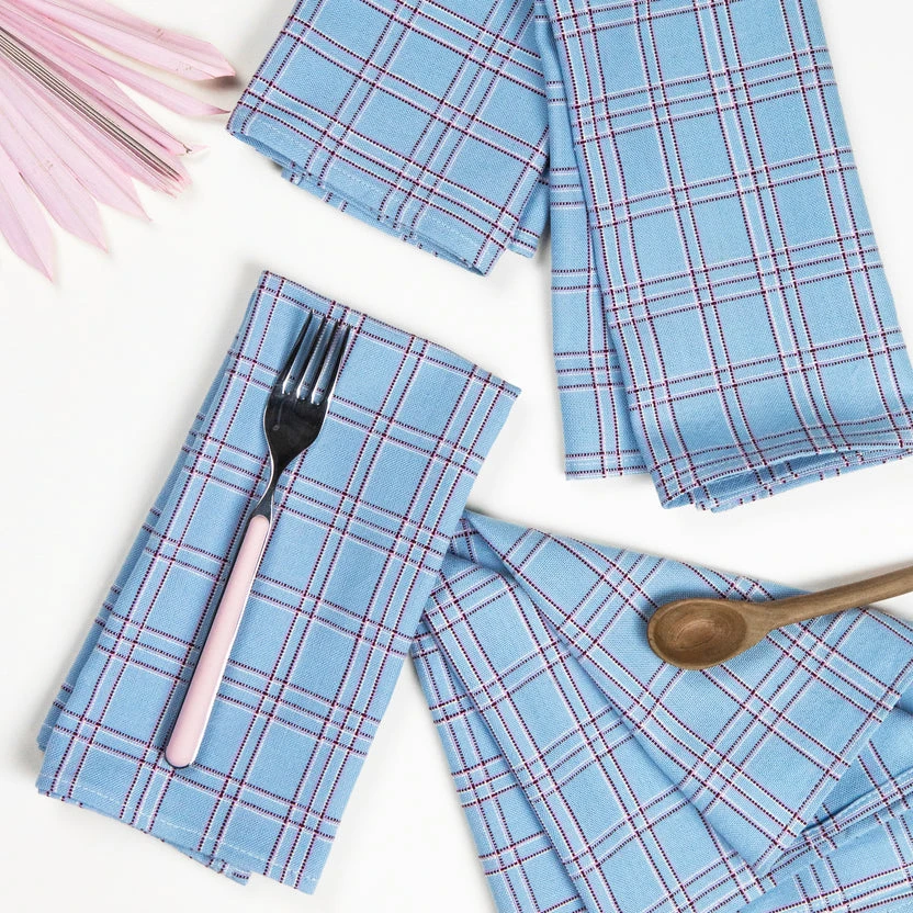 Archive New York Chiapas Plaid Napkin Set 1 Archive New York Chiapas Plaid Napkin Set