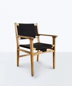 Masaya & Co. Chontales Arm Chair - Solid Black Furniture