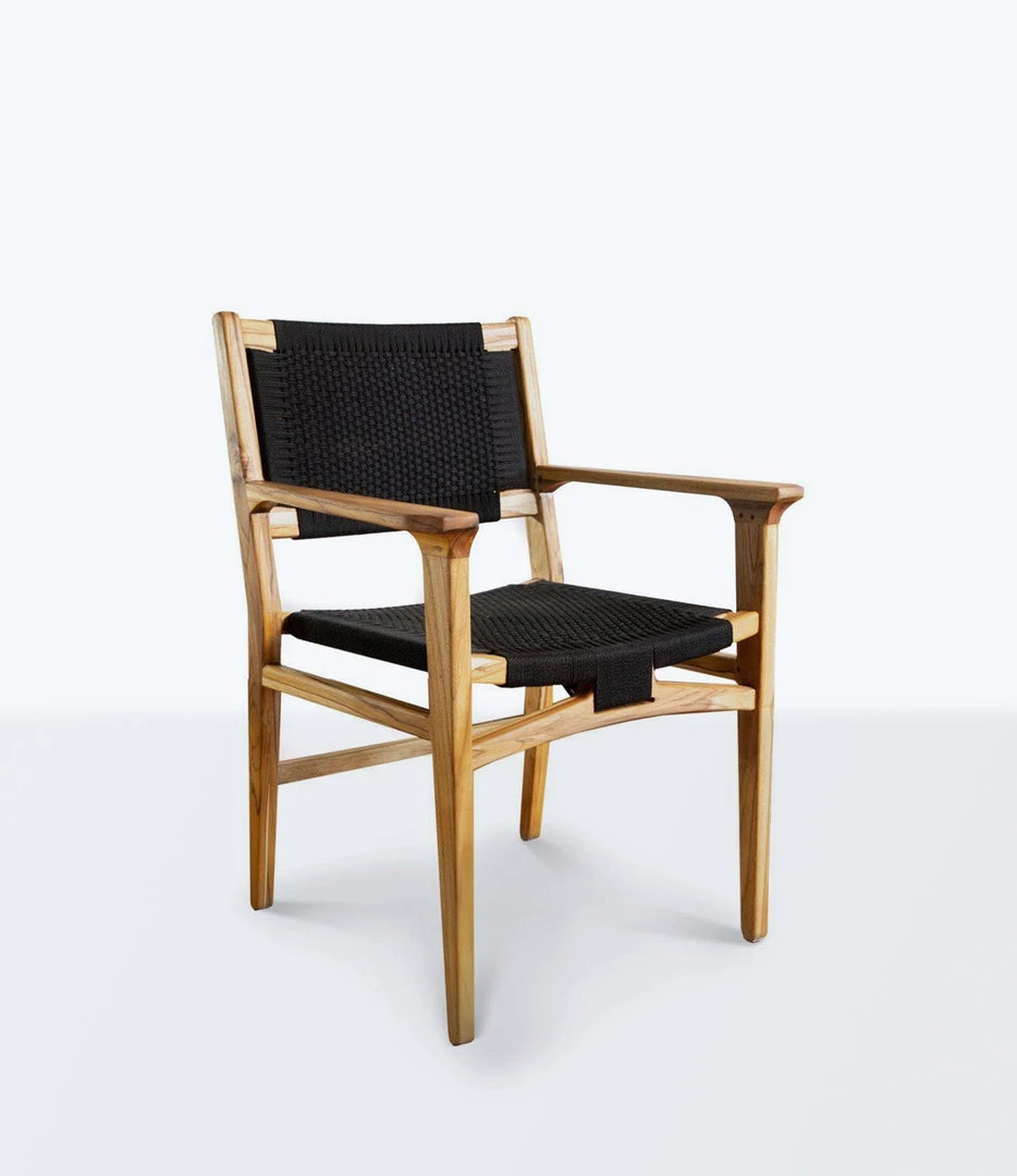 Masaya & Co. Chontales Arm Chair - Solid Black Furniture 1 Masaya & Co. Chontales Arm Chair - Solid Black Furniture