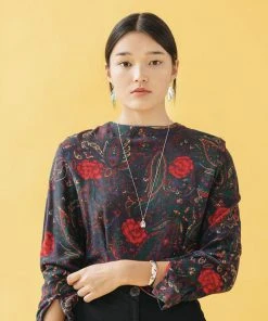 L.Greenwalt Jewelry Special Occasion Christmas Cactus Necklace