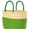 Swahili African Modern Cilantro Bolga Shopper Bag Accessories