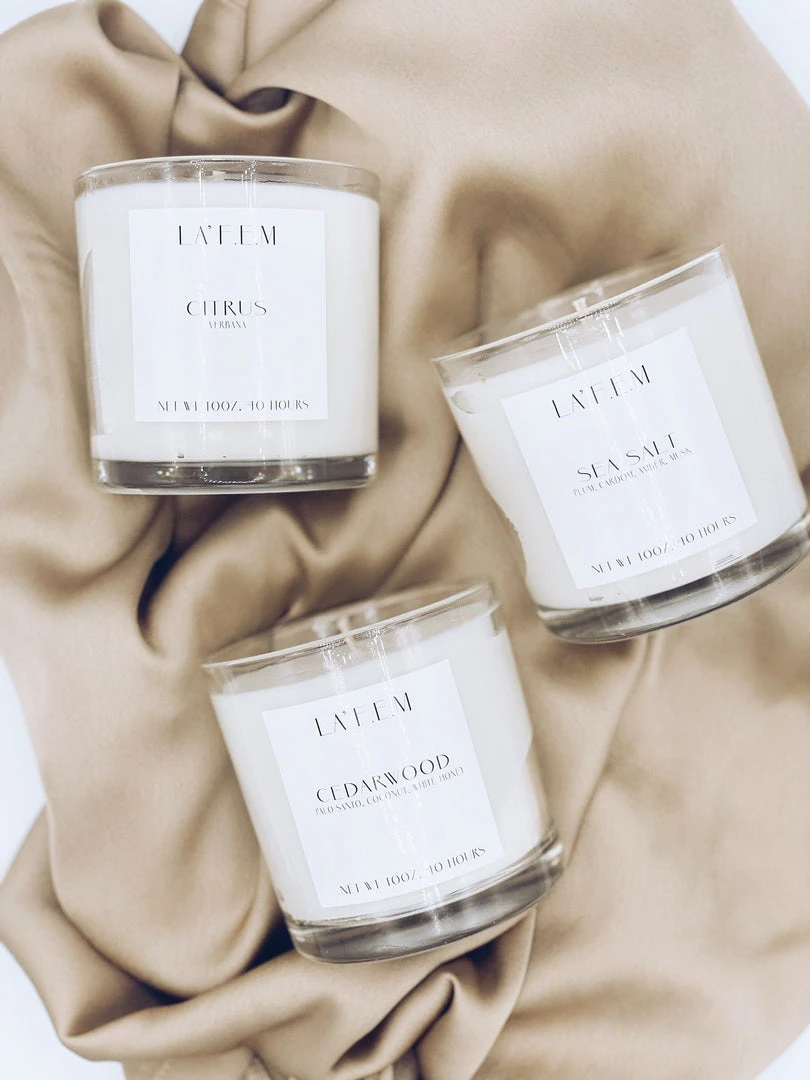 La' F.E.M. Citrus Candle Candles 3 La' F.E.M. Citrus Candle Candles