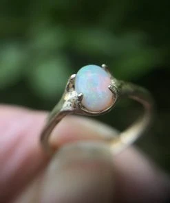 Iron Oxide Classic Oval Opal Ring 10 Iron Oxide Classic Oval Opal Ring