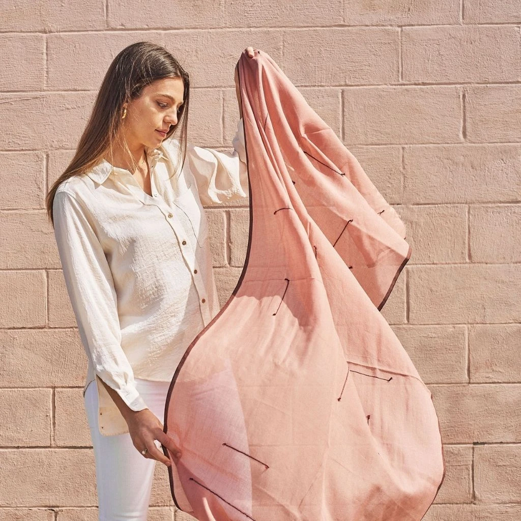 Studio Variously Clay Mist Scarf Accessories Studio Variously Clay Mist Scarf Accessories