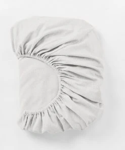 Coyuchi Cloud Brushed Flannel Sheet Set - Alpine White