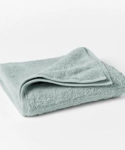Coyuchi Cloud Loom Towels - Palest Ocean