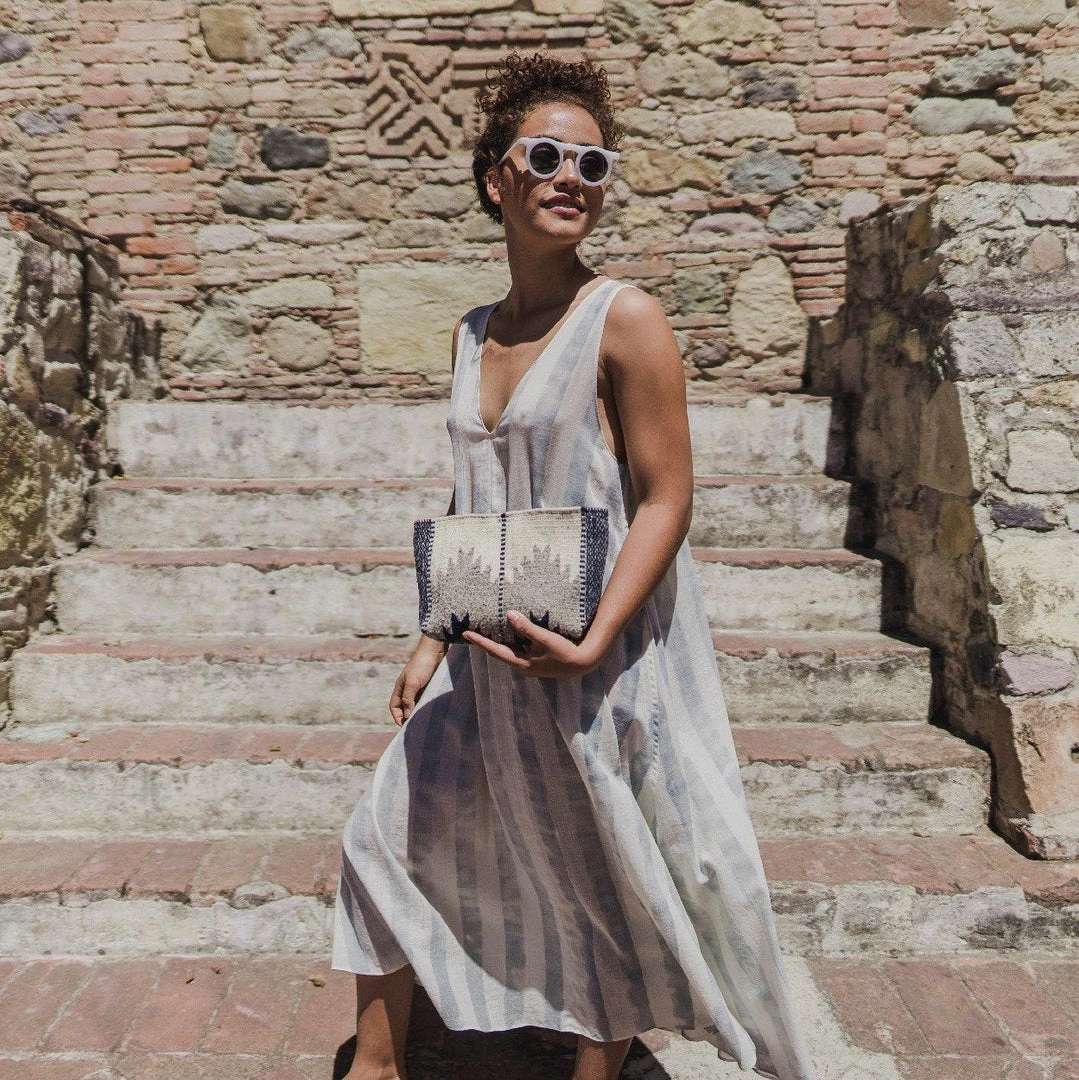 MZ Fair Trade Clouds Wool Clutch Bag 2 MZ Fair Trade Clouds Wool Clutch Bag