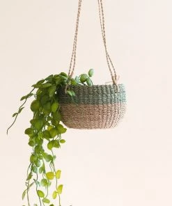 LIKHÂ Colorblock Hanging Planter Basket Home Goods