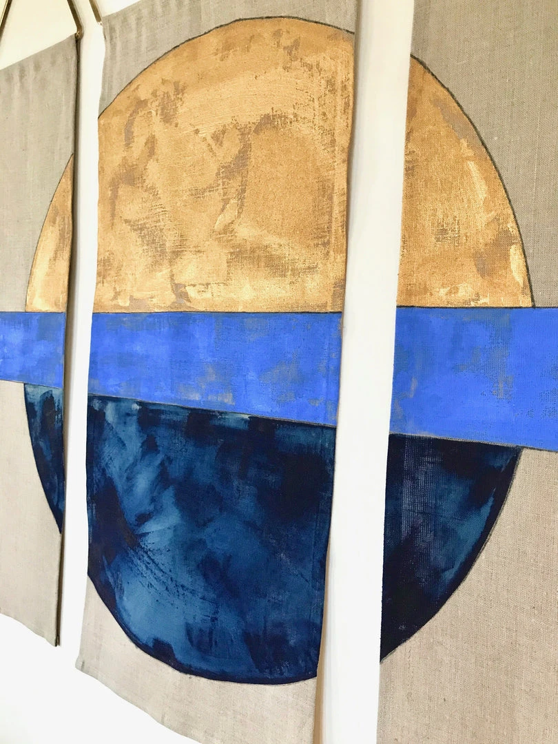 Conejo & Co Mitad Wall Hanging - Ocean 4 Conejo & Co Mitad Wall Hanging - Ocean