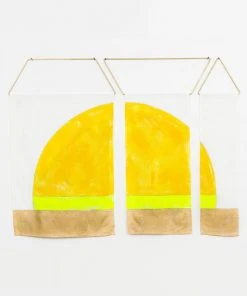Conejo & Co Ojos Abiertos Wall Hanging - Sunshine