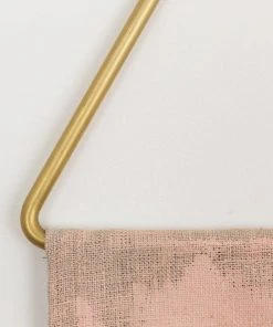 Conejo & Co Zorro Wall Hanging - Blush, White And Beige Handcrafted