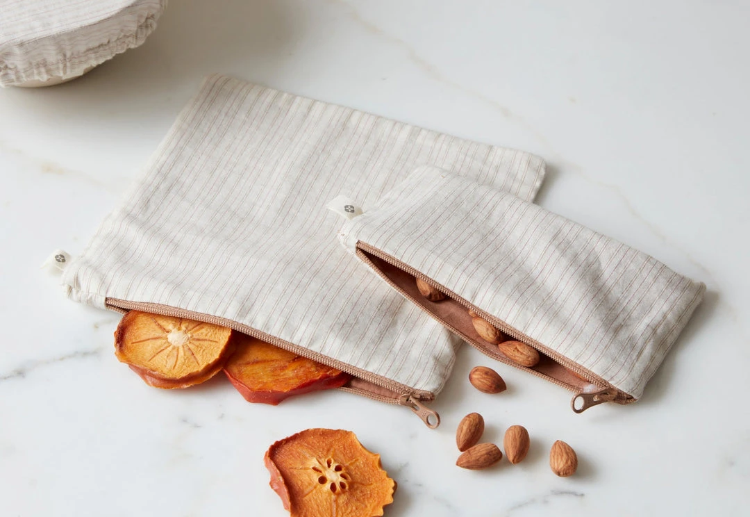 Coyuchi Conserve Snack Bag Set 2 Coyuchi Conserve Snack Bag Set