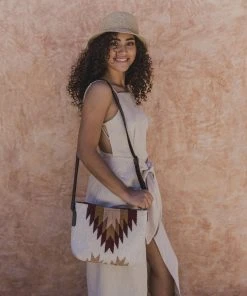 MZ Fair Trade Copal Wool Crossbody Bag