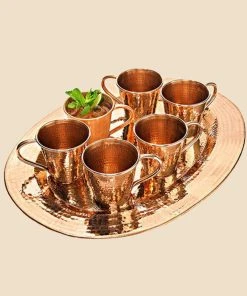 Sertodo Copper Copper Service For Six Moscow Mule Mug Set Kitchen + Dining