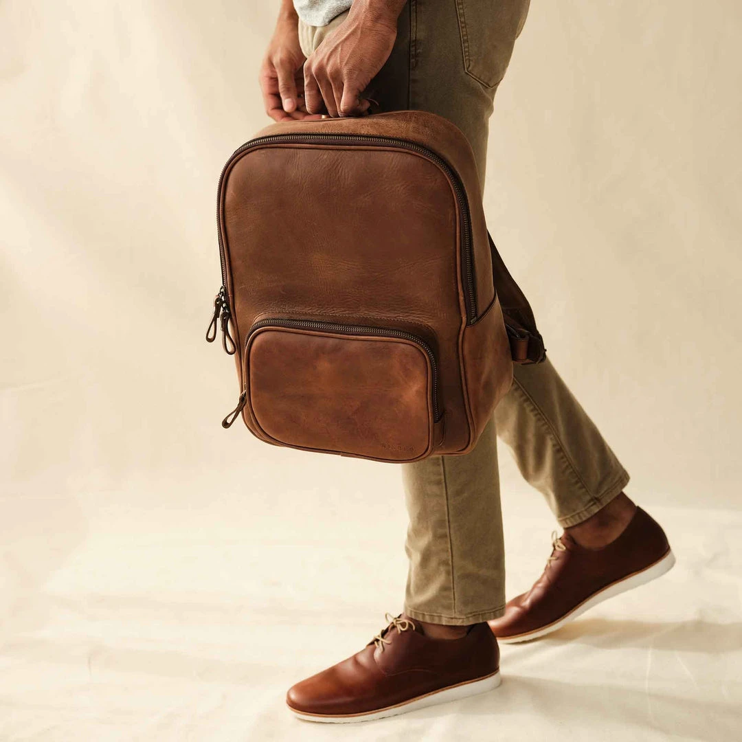 Nisolo Accessories Cordoba Backpack - Chestnut Nisolo Accessories Cordoba Backpack - Chestnut