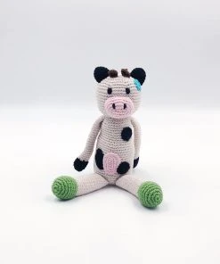 Pebble Baby Gifts Cow Rattle