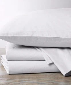 Coyuchi Percale Sheet Set - Alpine White Home Goods