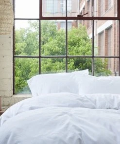 Coyuchi Cloud Brushed Flannel Pillowcases - Alpine White Fair Trade 6 Coyuchi Cloud Brushed Flannel Pillowcases - Alpine White Fair Trade