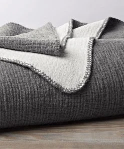 Coyuchi Cozy Cotton Baby Blanket - Charcoal Home Goods