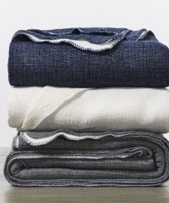 Coyuchi Cozy Cotton Blanket - Alpine White