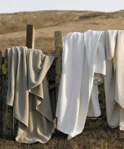 Coyuchi Quilts + Blankets Honeycomb Blanket - White