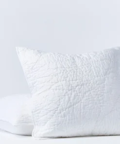 Coyuchi Manzanita Quilt - Alpine White