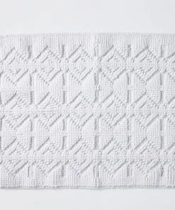 Coyuchi Mosaic Canyon Bath Rug - Alpine / Fog