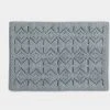 Coyuchi Home Goods Mosaic Canyon Bath Rug - Palest Ocean / Slate