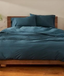 Coyuchi Crinkled Percale Duvet Cover Best Sellers