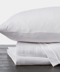 Coyuchi Fair Trade Jersey Sheet Set - Alpine White