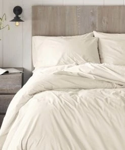 Coyuchi Home Goods Percale Pillowcase Set - Undyed