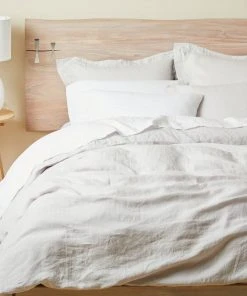 Coyuchi Relaxed Linen Duvet Cover - Fog Home Goods