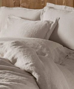 Coyuchi Home Goods Relaxed Linen Duvet Cover - Natural Chambray