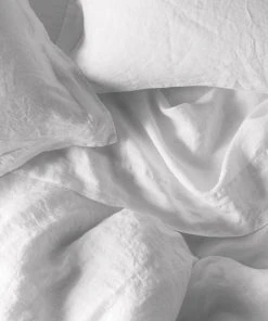 Coyuchi Home Goods Relaxed Linen Sham - Alpine White