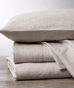 Coyuchi Home Goods Relaxed Linen Sheet Set - Natural Chambray 13 Coyuchi Home Goods Relaxed Linen Sheet Set - Natural Chambray