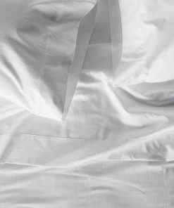 Coyuchi Sateen Pillowcase Set - Alpine White Home Goods